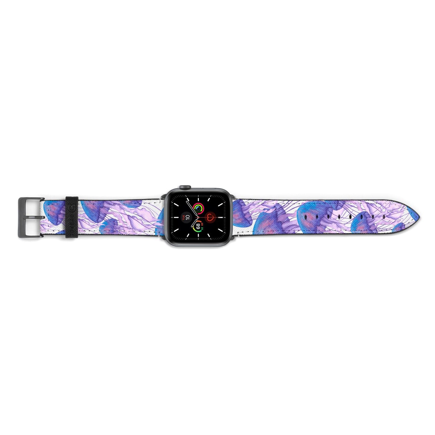 Jellyfish Apple Watch Strap Landscape Image Space Grey Hardware