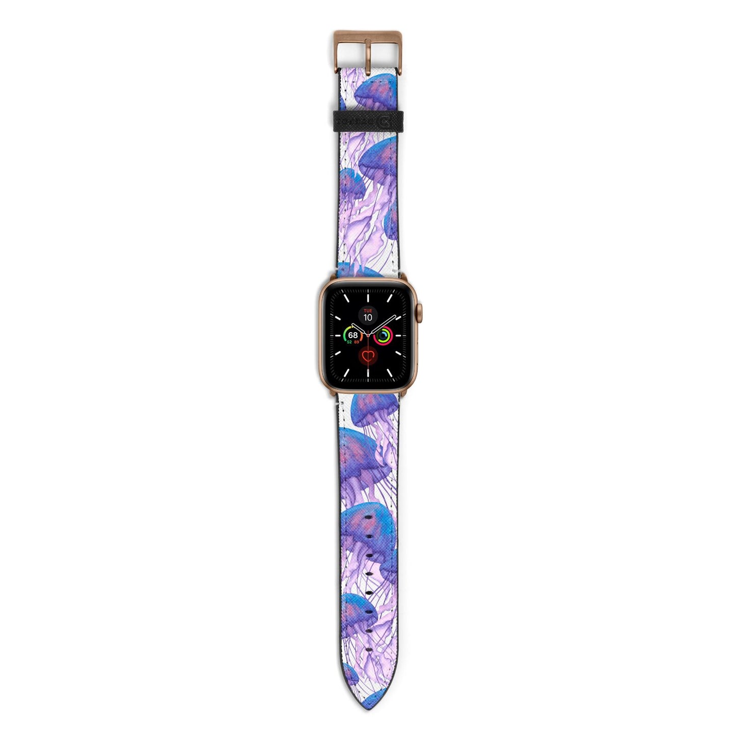 Jellyfish Apple Watch Strap with Gold Hardware