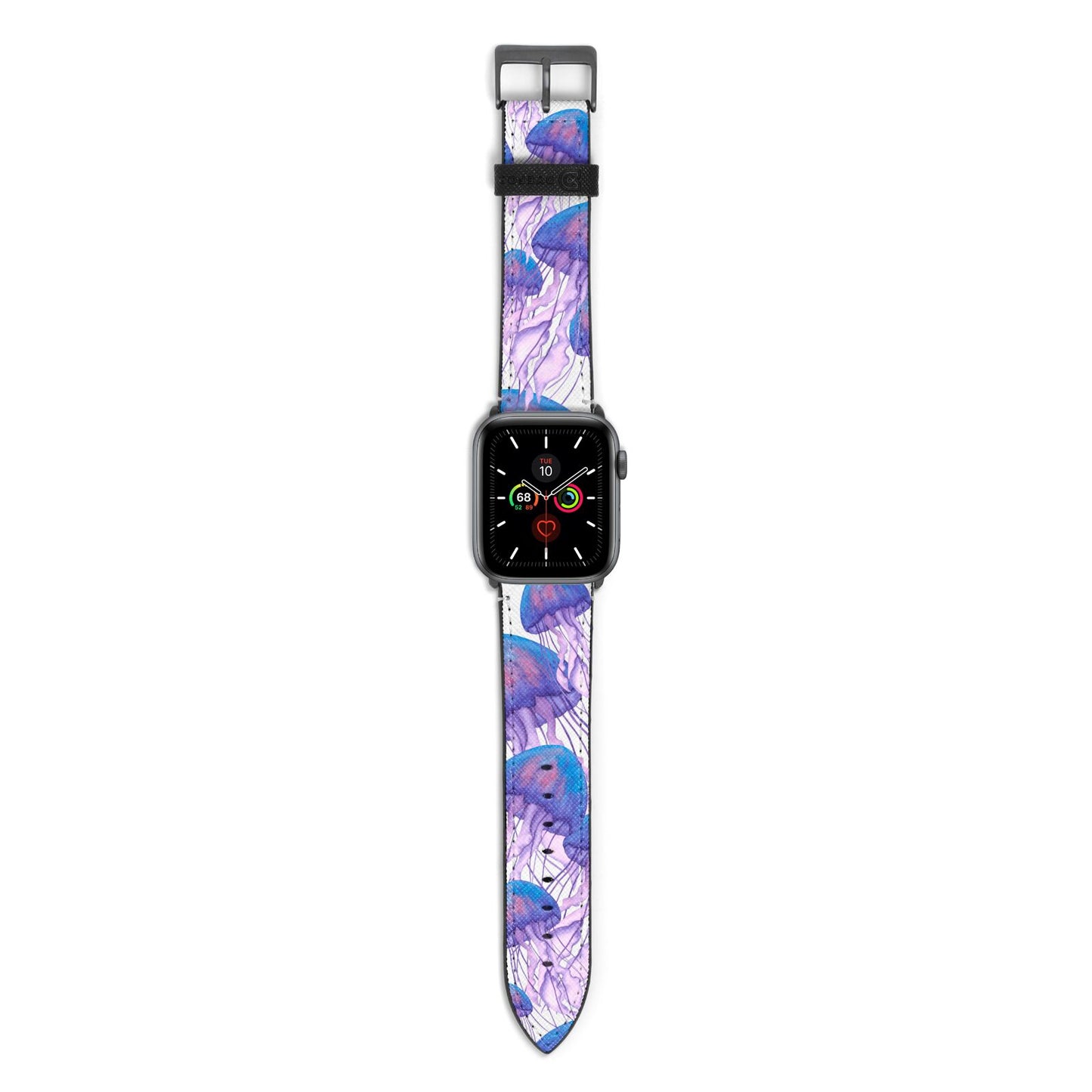 Jellyfish Apple Watch Strap with Space Grey Hardware