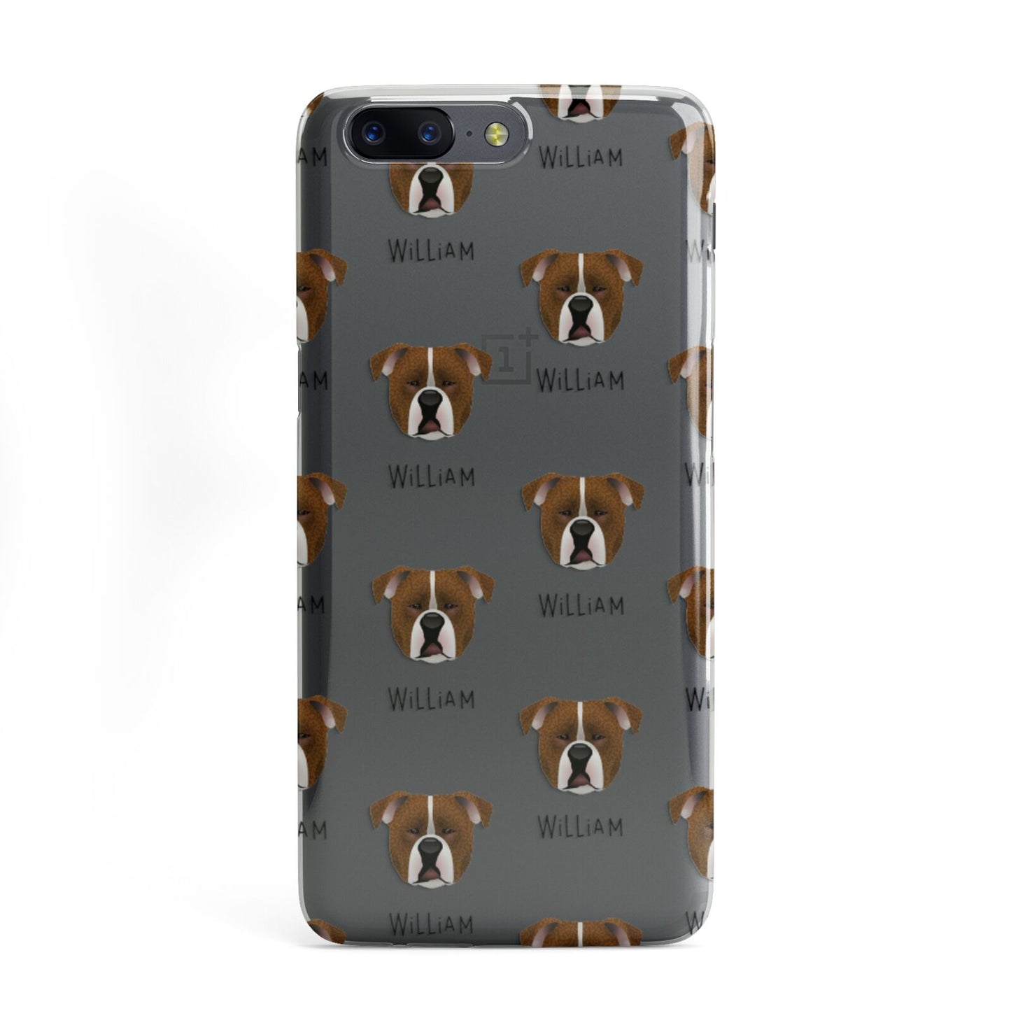 Johnson American Bulldog Icon with Name OnePlus Case