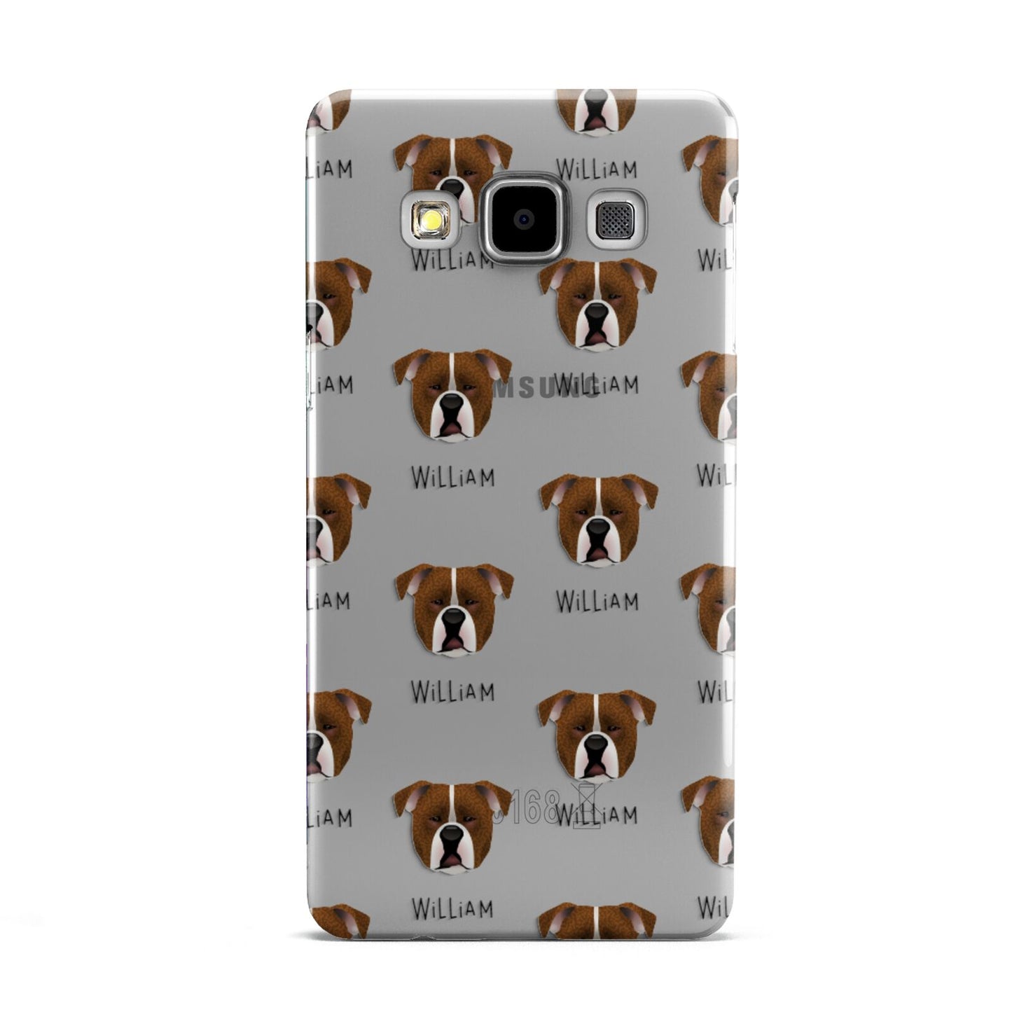 Johnson American Bulldog Icon with Name Samsung Galaxy A5 Case