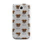 Johnson American Bulldog Icon with Name Samsung Galaxy S4 Mini Case