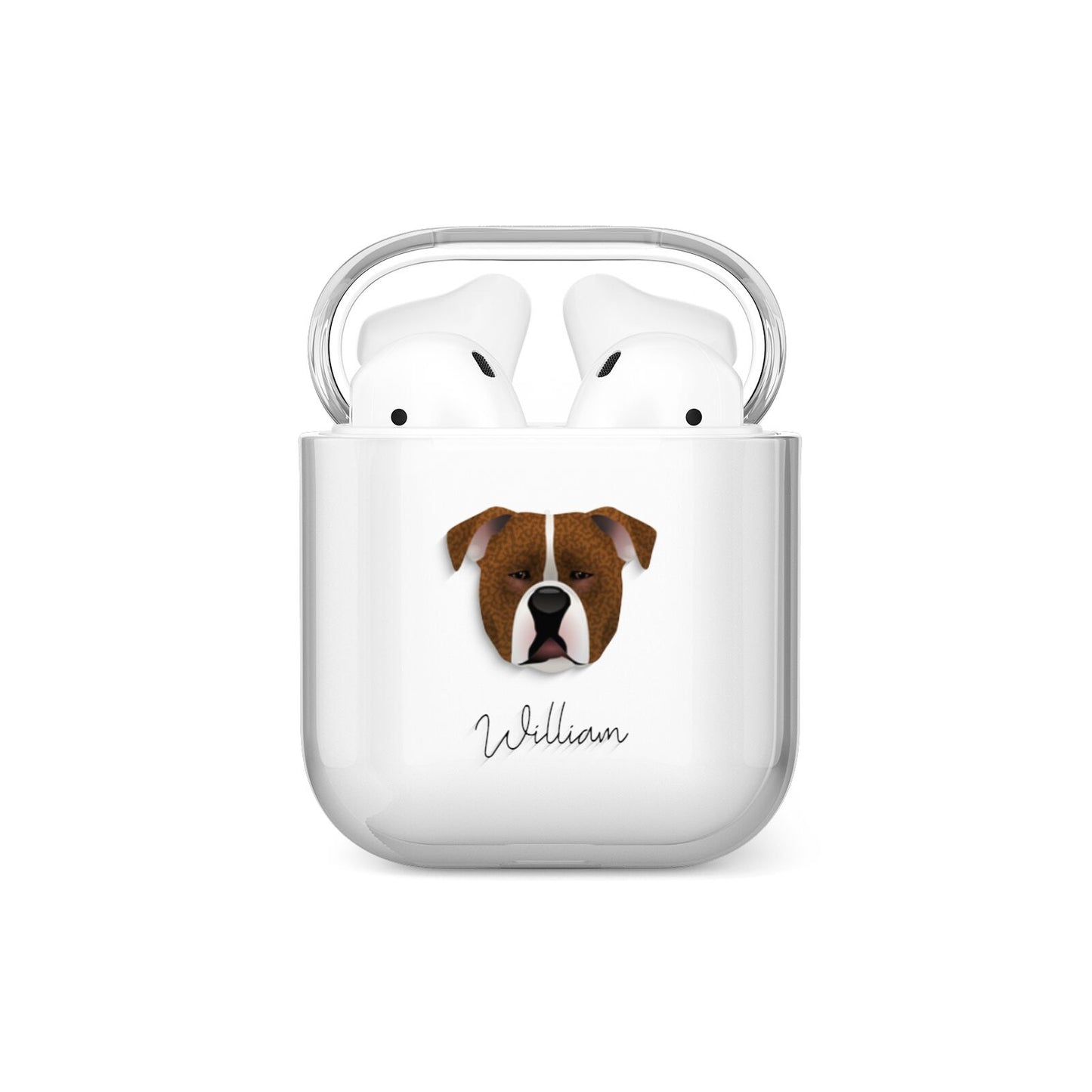 Johnson American Bulldog Personalised AirPods Case