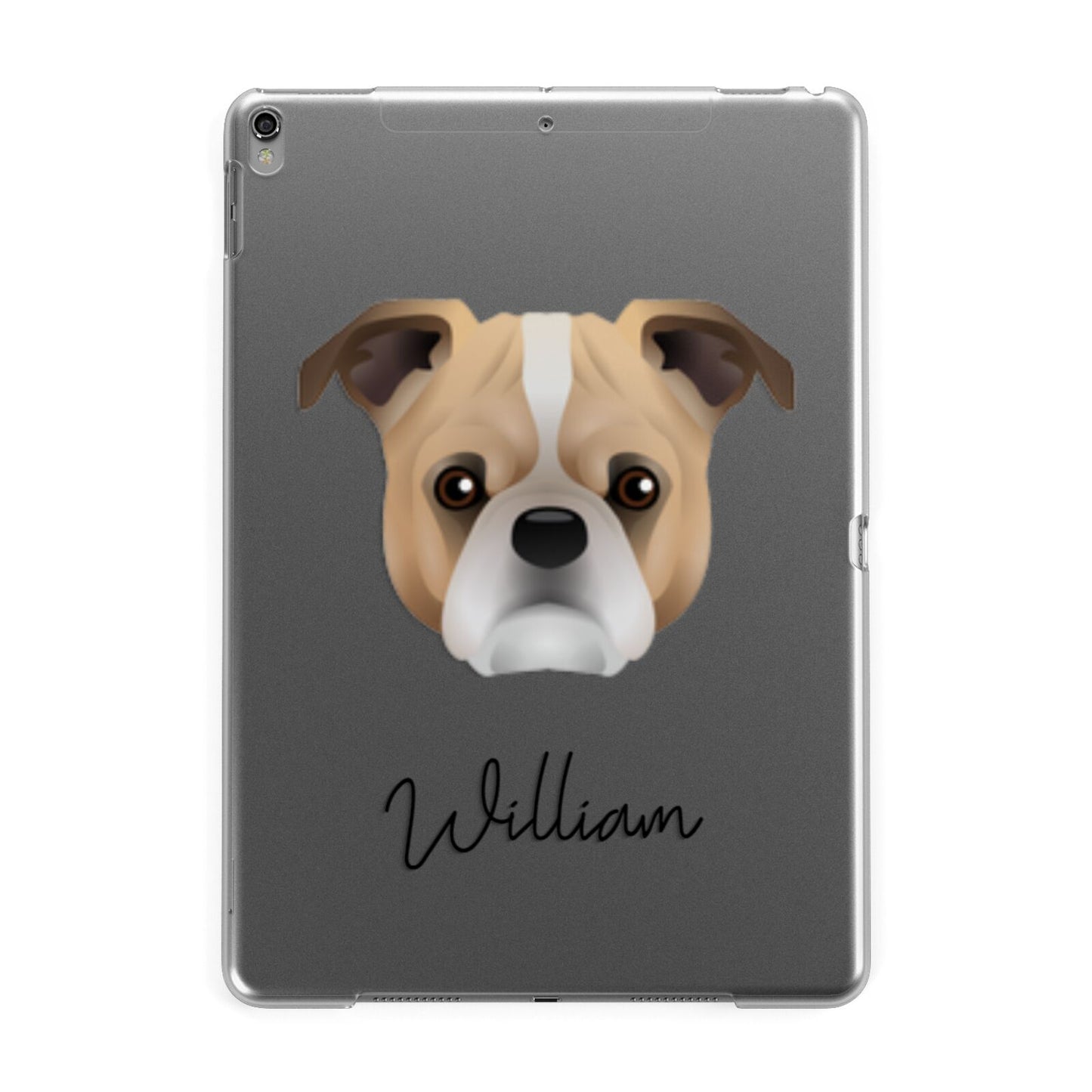 Jug Personalised Apple iPad Grey Case