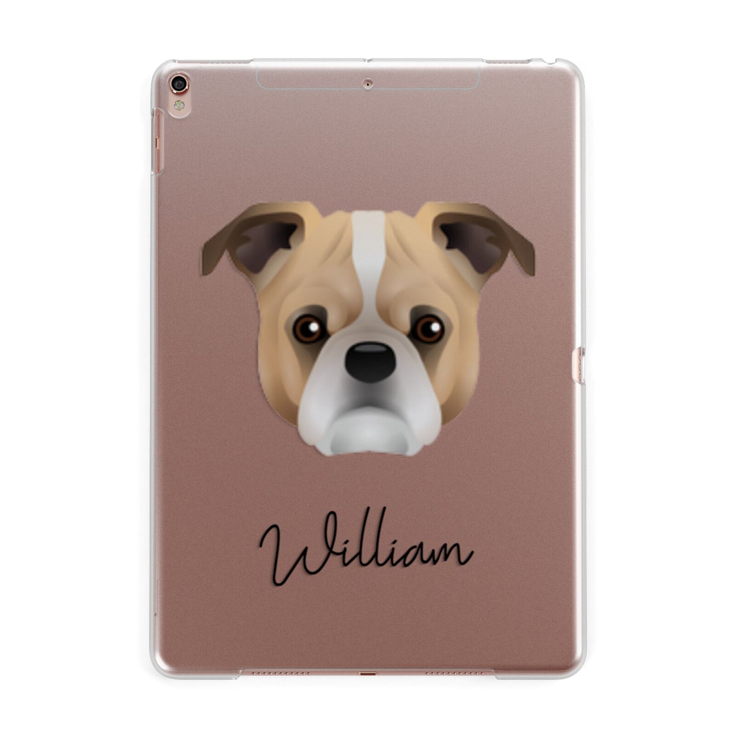 Jug Personalised Apple iPad Rose Gold Case