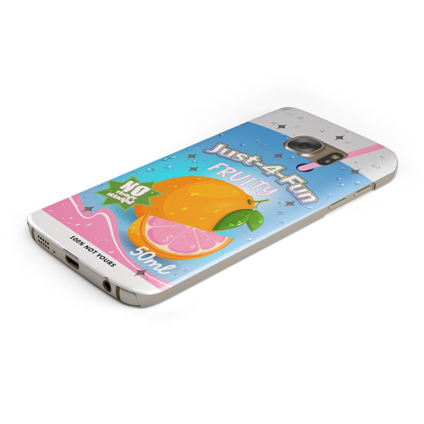 Just 4 Fun Protective Samsung Galaxy Case Angled Image