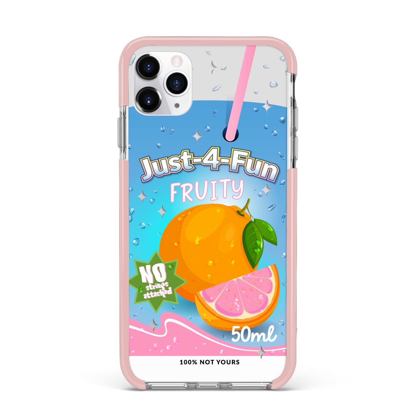 Just 4 Fun iPhone 11 Pro Max Impact Pink Edge Case