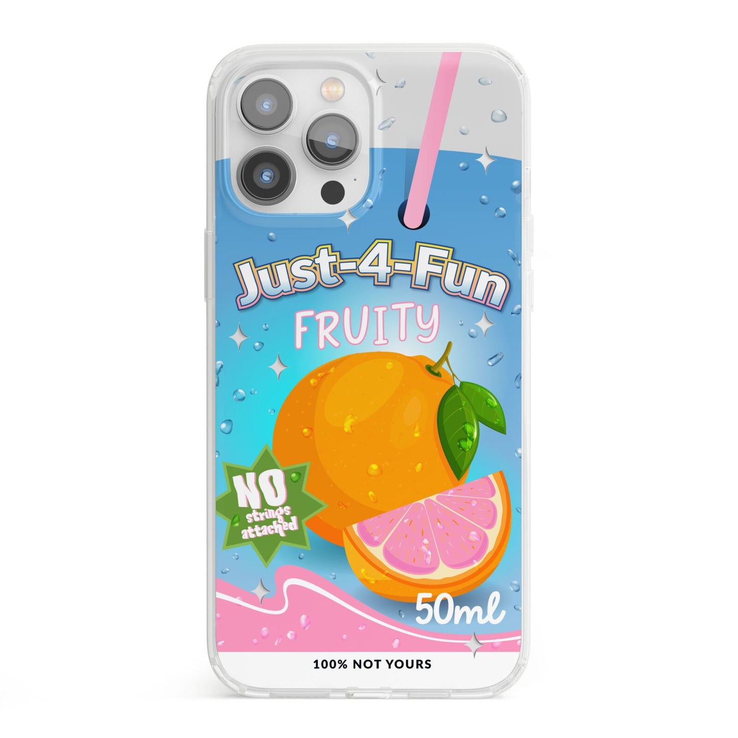 Just 4 Fun iPhone 13 Pro Max Clear Bumper Case