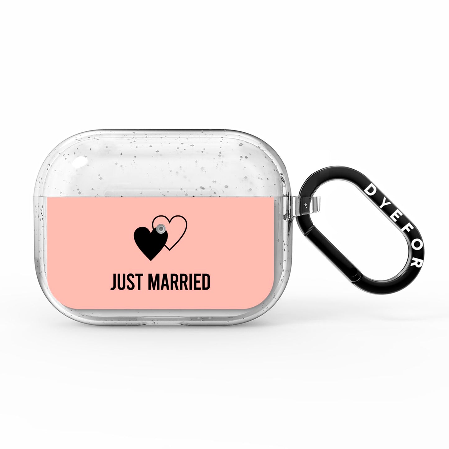 Just Married AirPods Pro Glitter Case