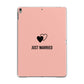 Just Married Apple iPad Grey Case