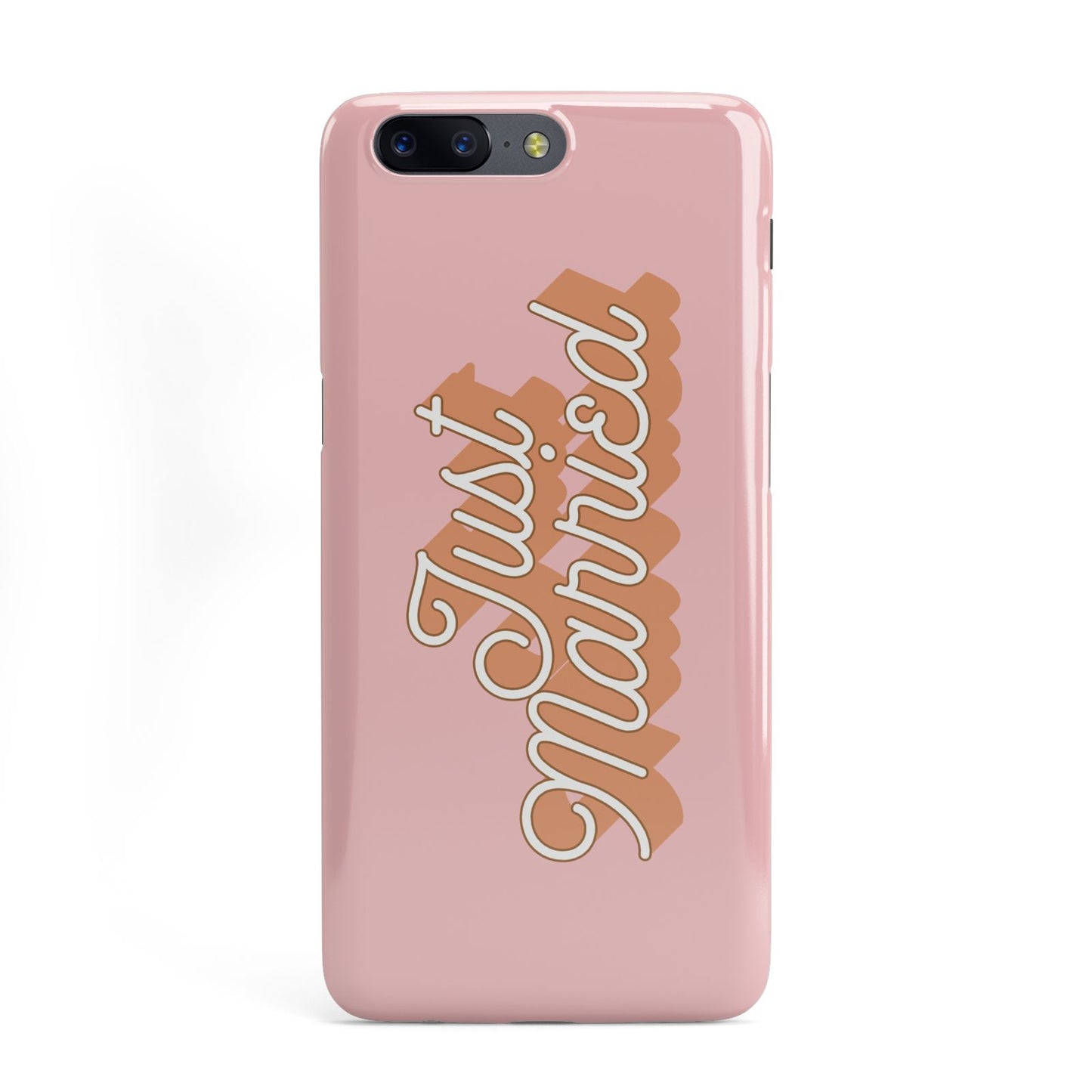 Just Married Pink OnePlus Case