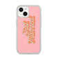 Just Married Pink iPhone 14 Glitter Tough Case Starlight