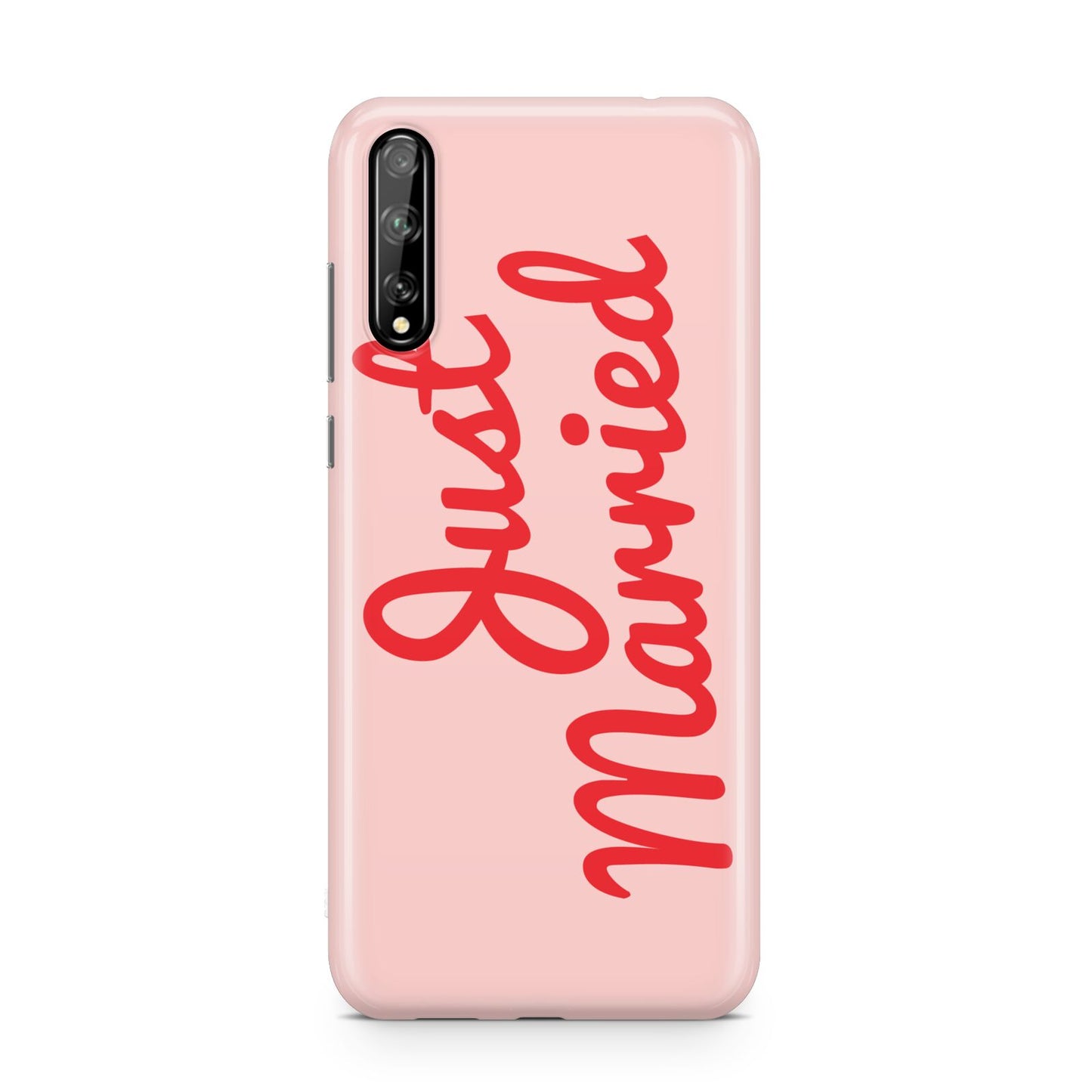 Just Married Red Pink Huawei Enjoy 10s Phone Case