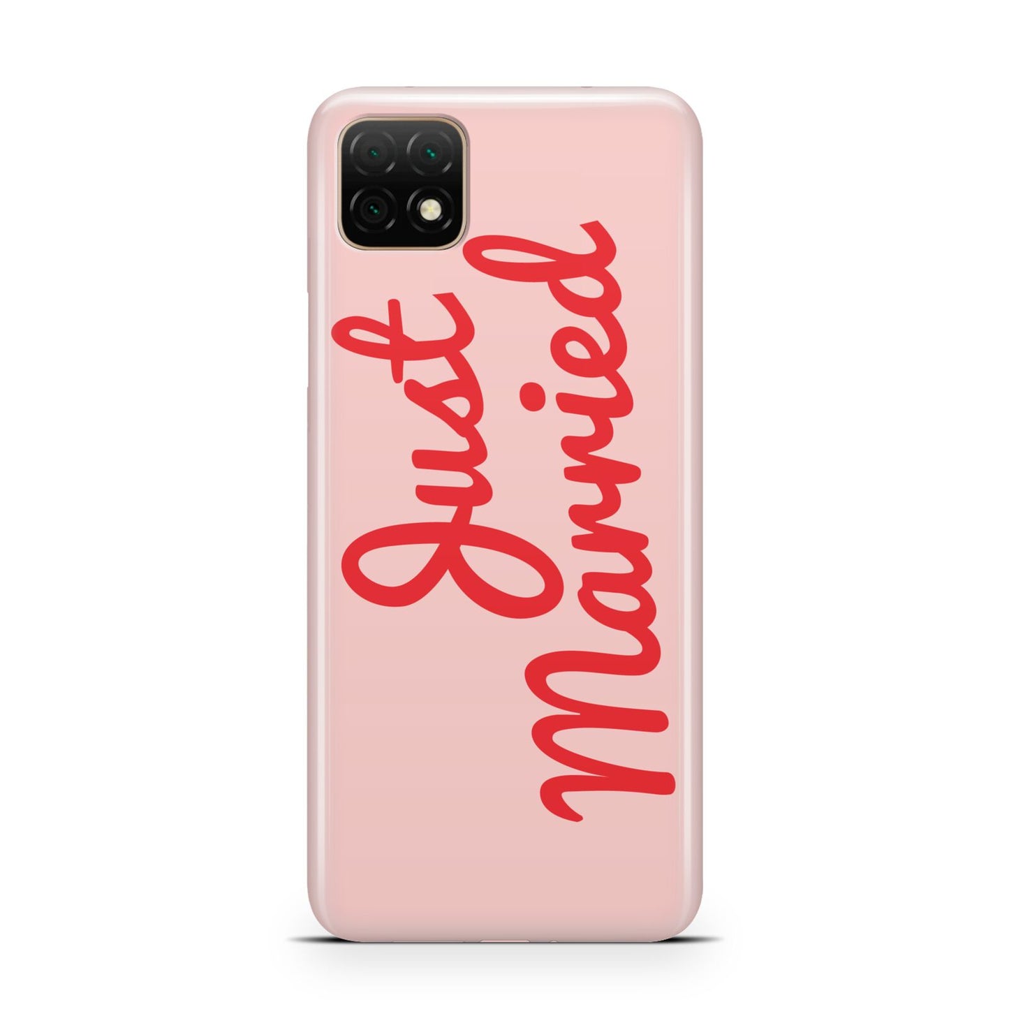 Just Married Red Pink Huawei Enjoy 20 Phone Case