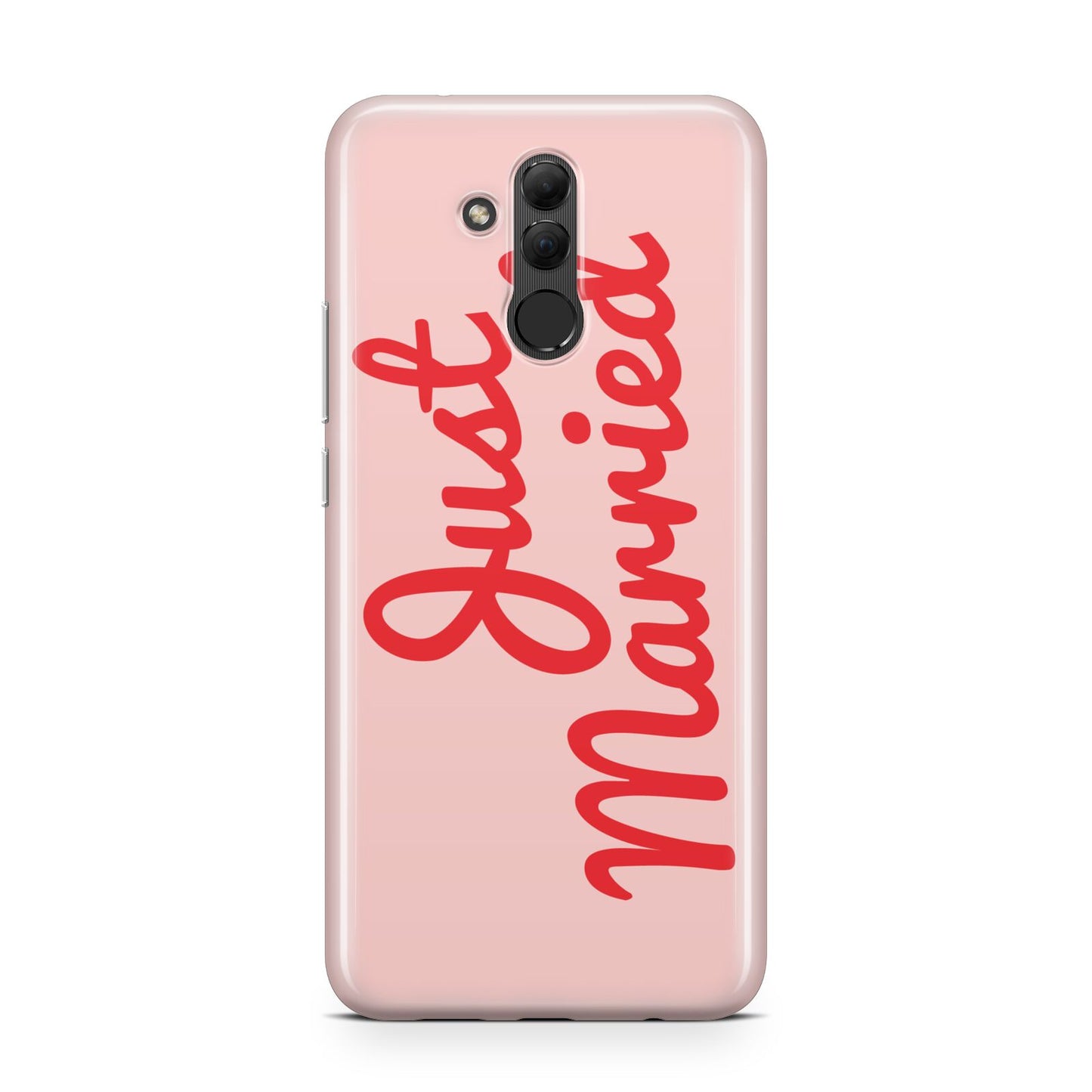 Just Married Red Pink Huawei Mate 20 Lite