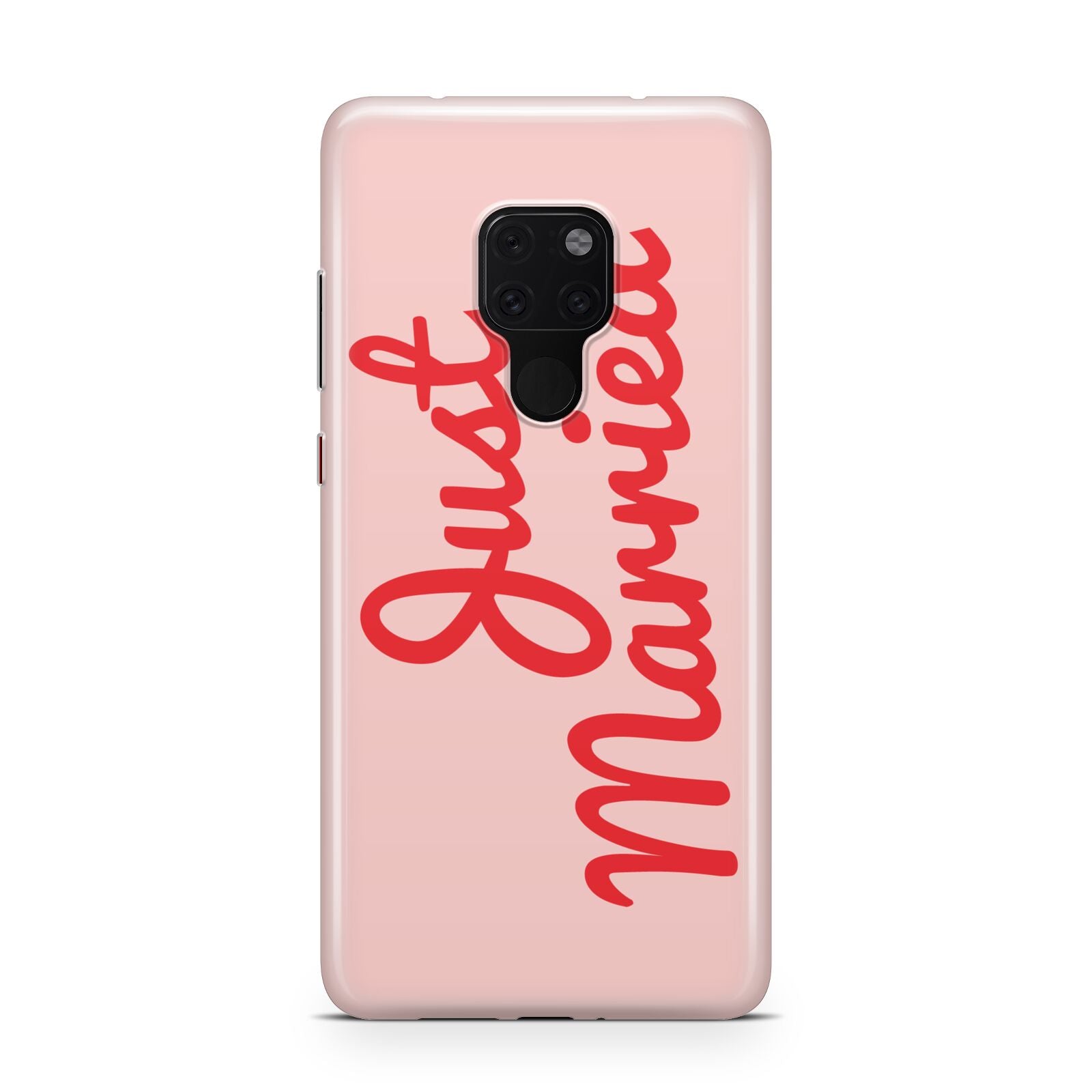 Just Married Red Pink Huawei Mate 20 Phone Case