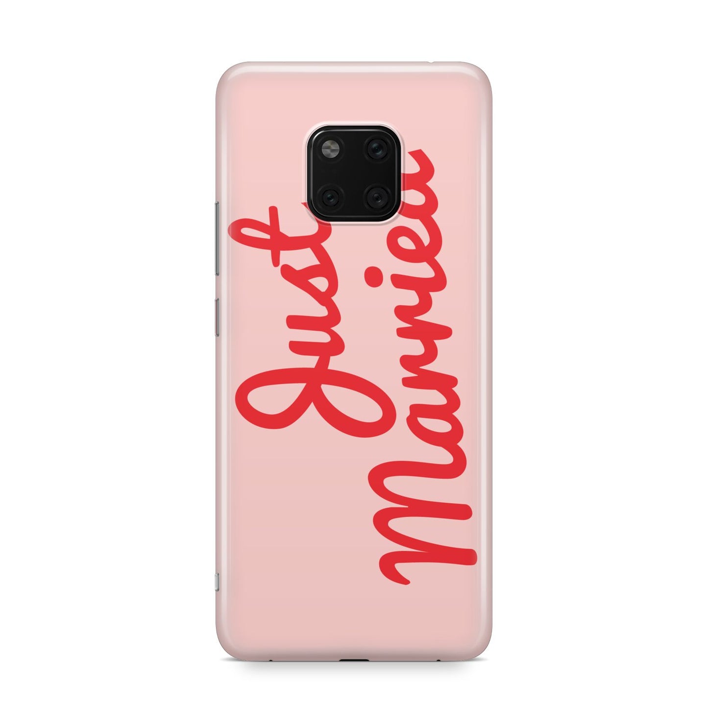 Just Married Red Pink Huawei Mate 20 Pro Phone Case