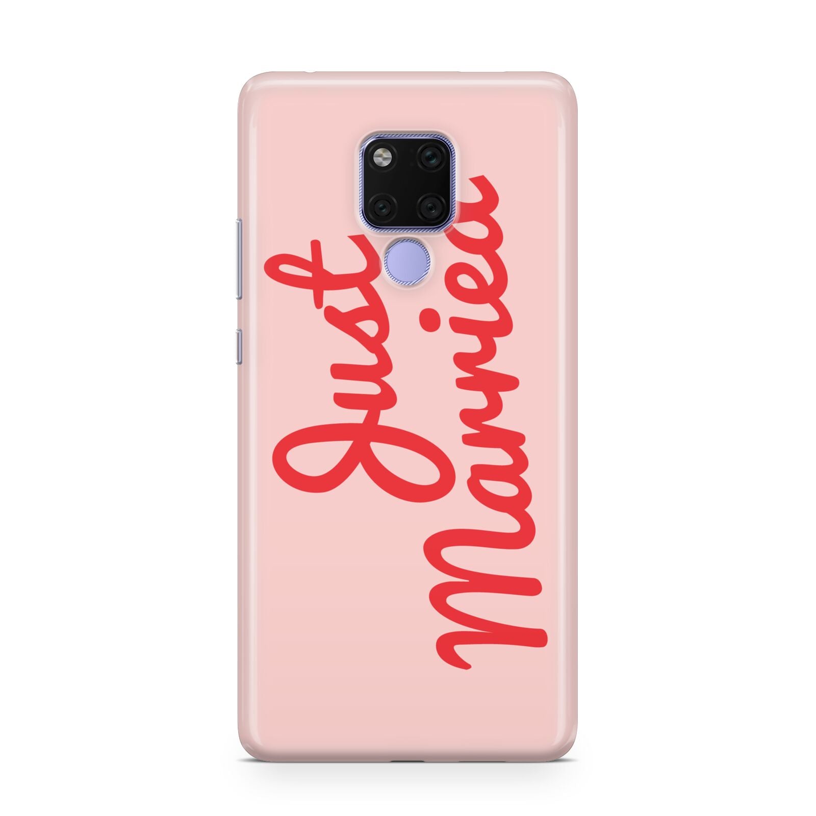 Just Married Red Pink Huawei Mate 20X Phone Case