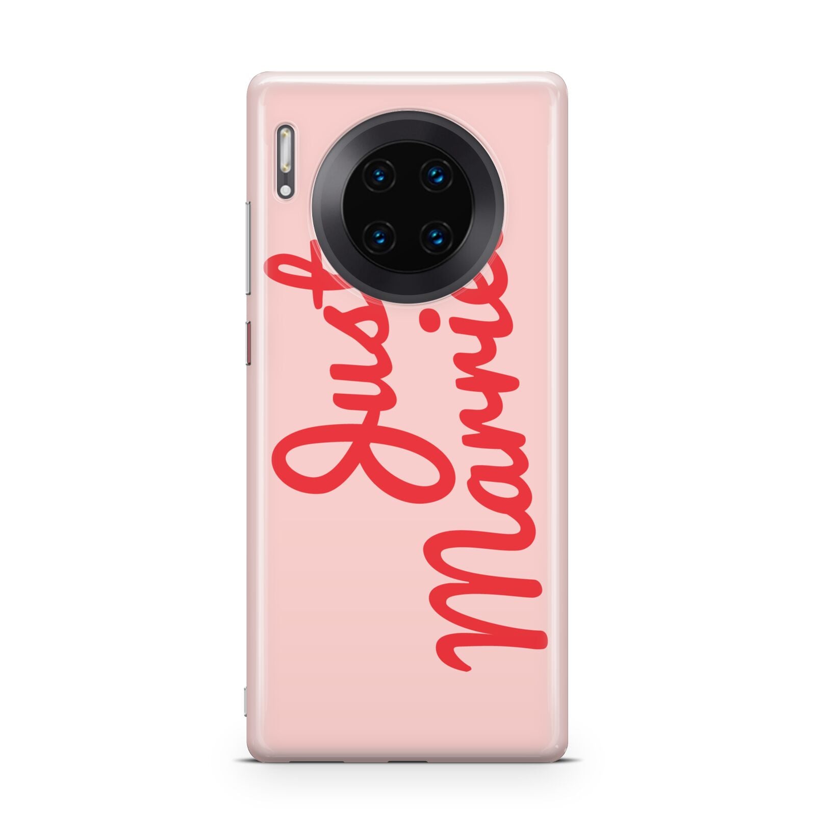 Just Married Red Pink Huawei Mate 30 Pro Phone Case