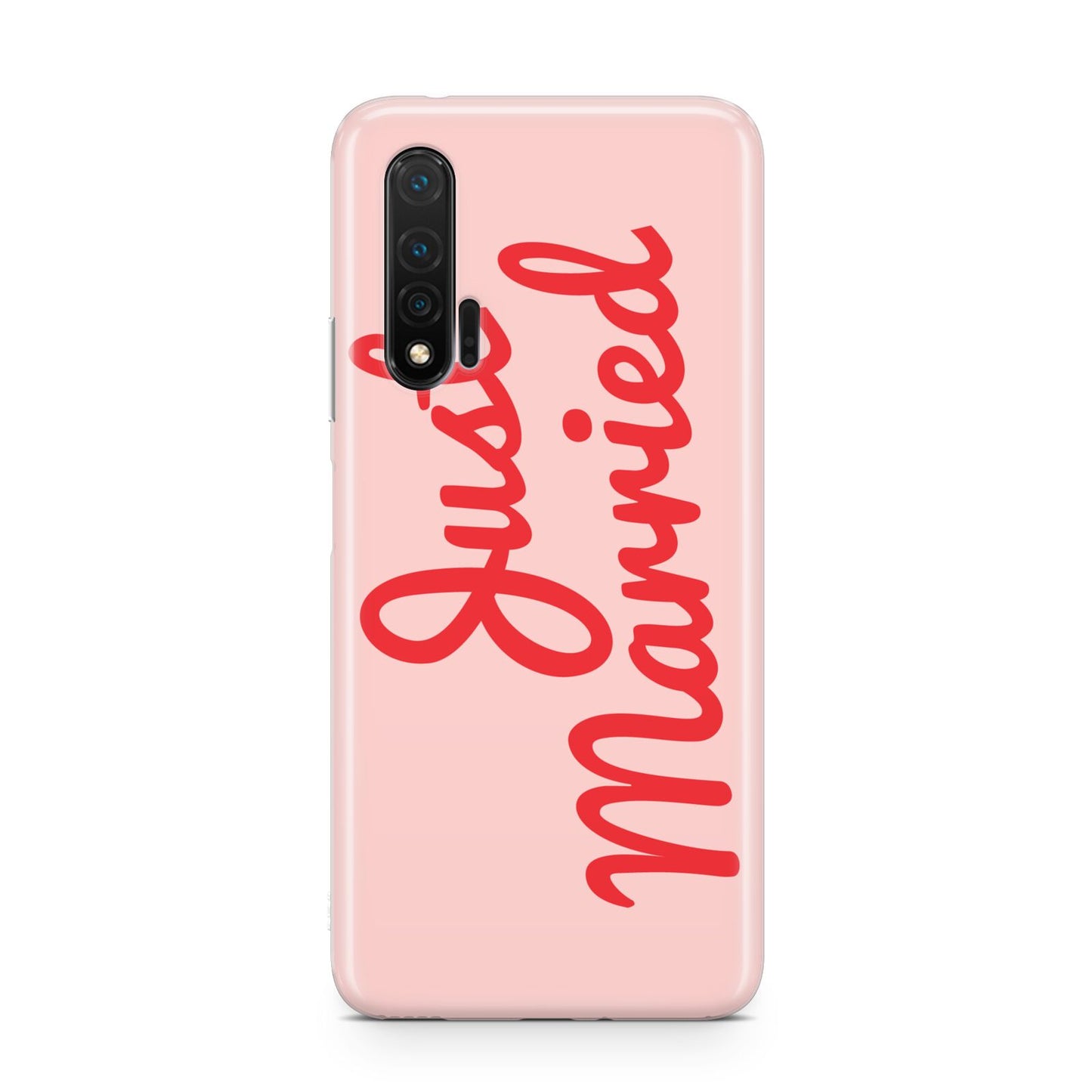 Just Married Red Pink Huawei Nova 6 Phone Case