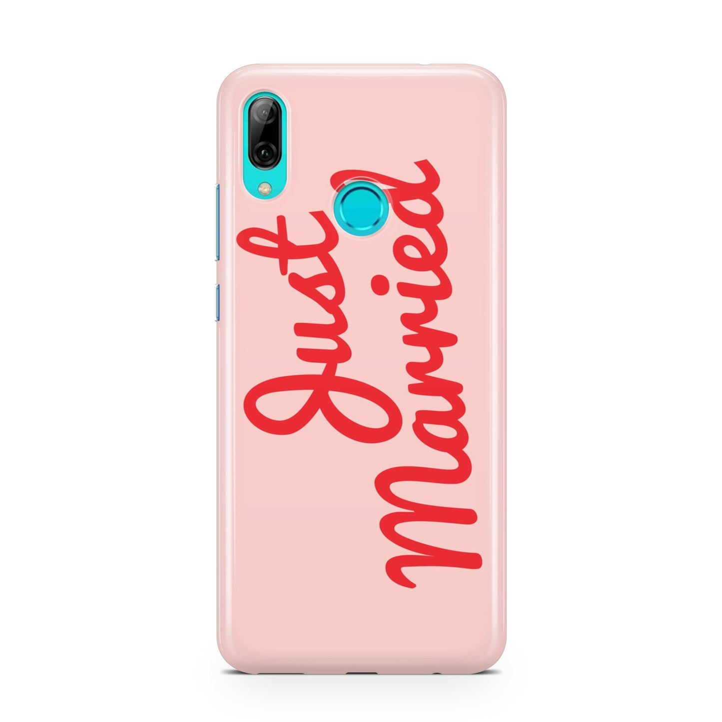 Just Married Red Pink Huawei P Smart 2019 Case