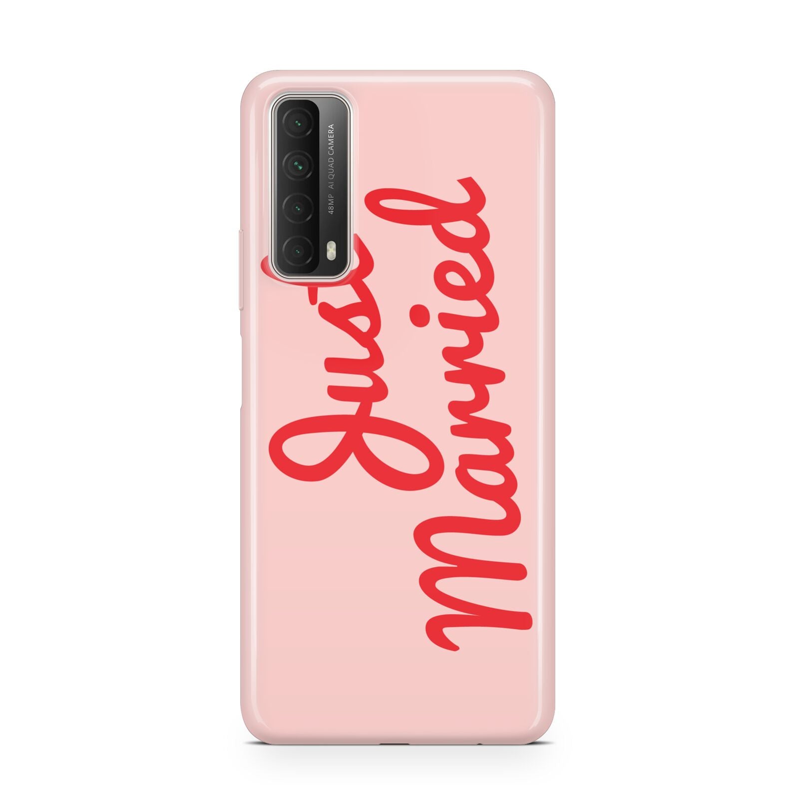 Just Married Red Pink Huawei P Smart 2021