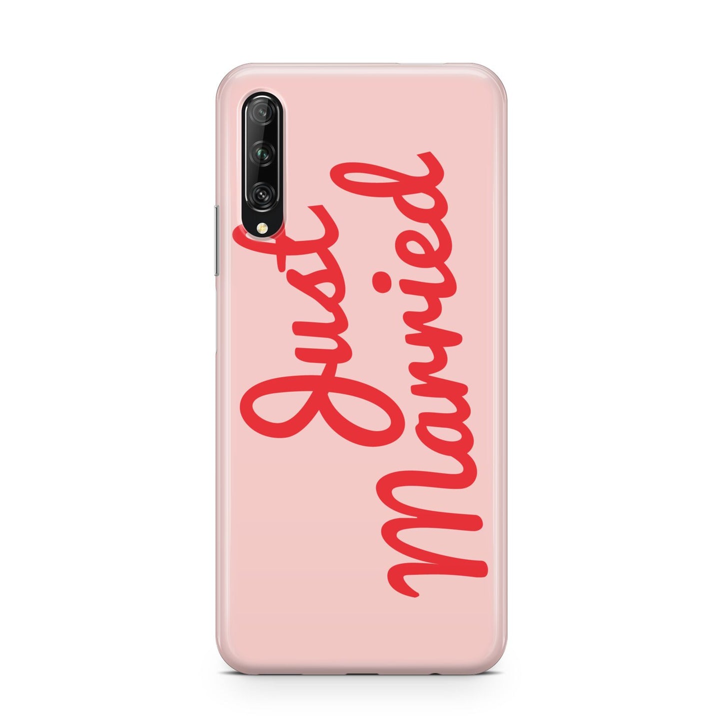 Just Married Red Pink Huawei P Smart Pro 2019