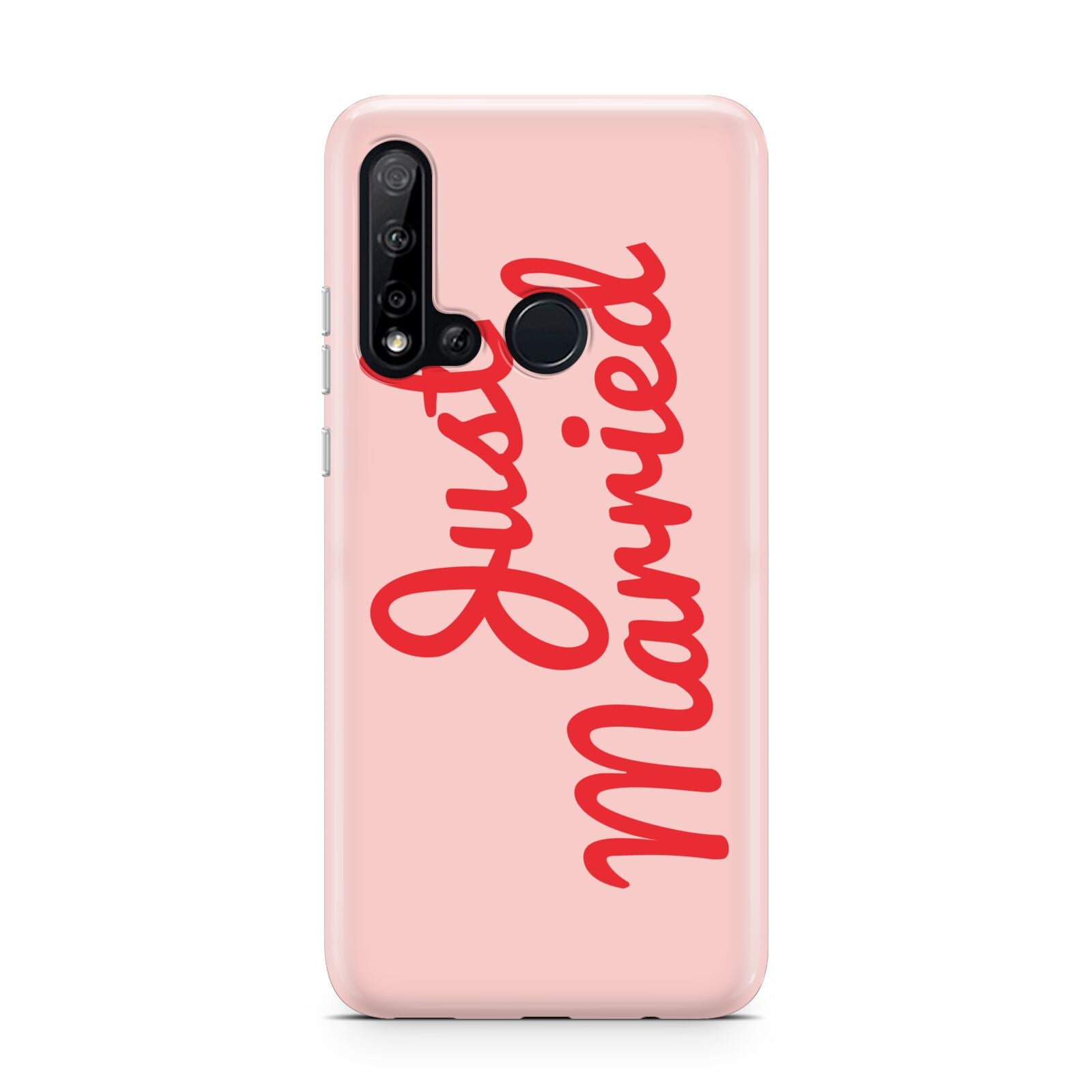 Just Married Red Pink Huawei P20 Lite 5G Phone Case