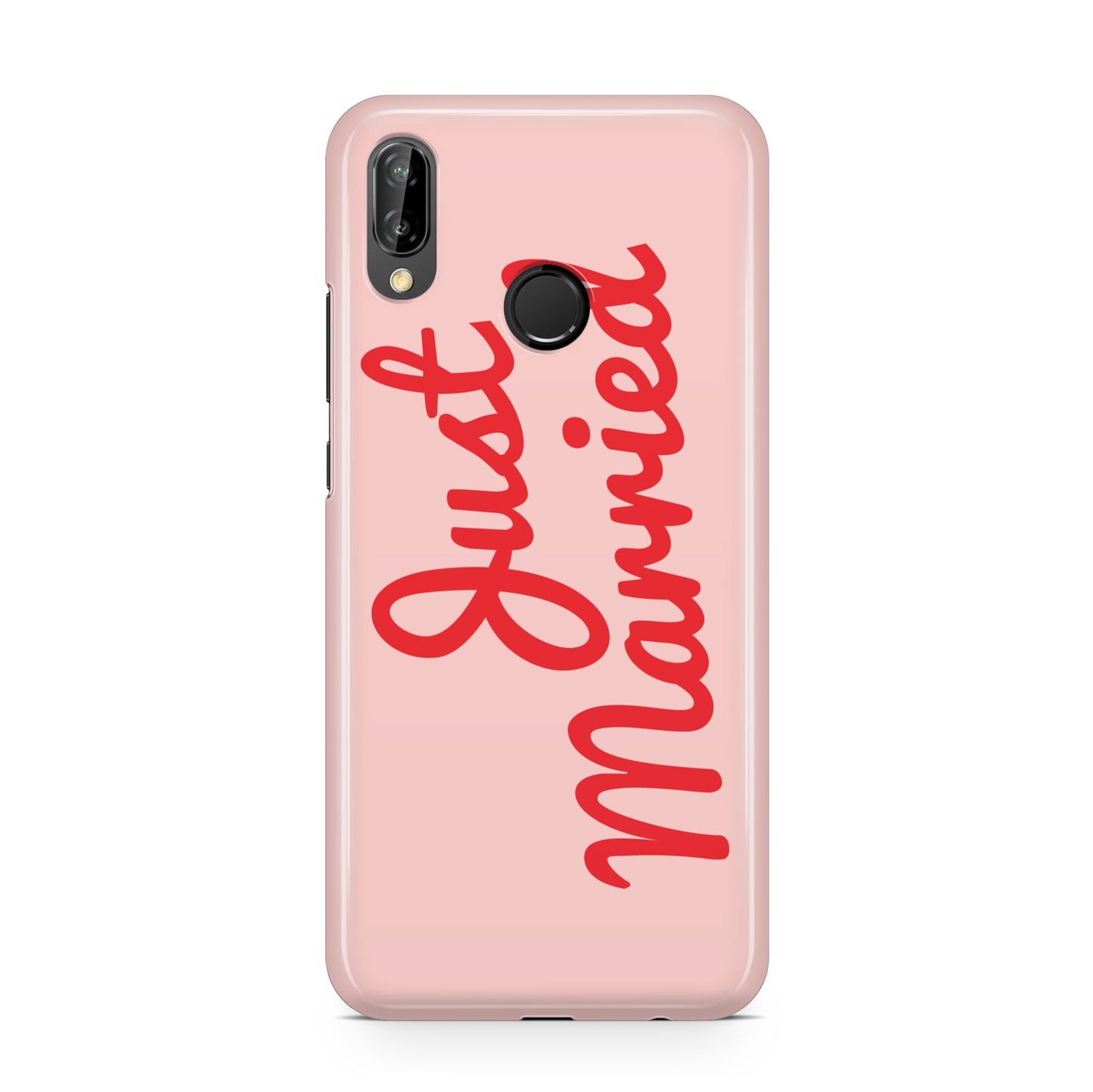 Just Married Red Pink Huawei P20 Lite Phone Case