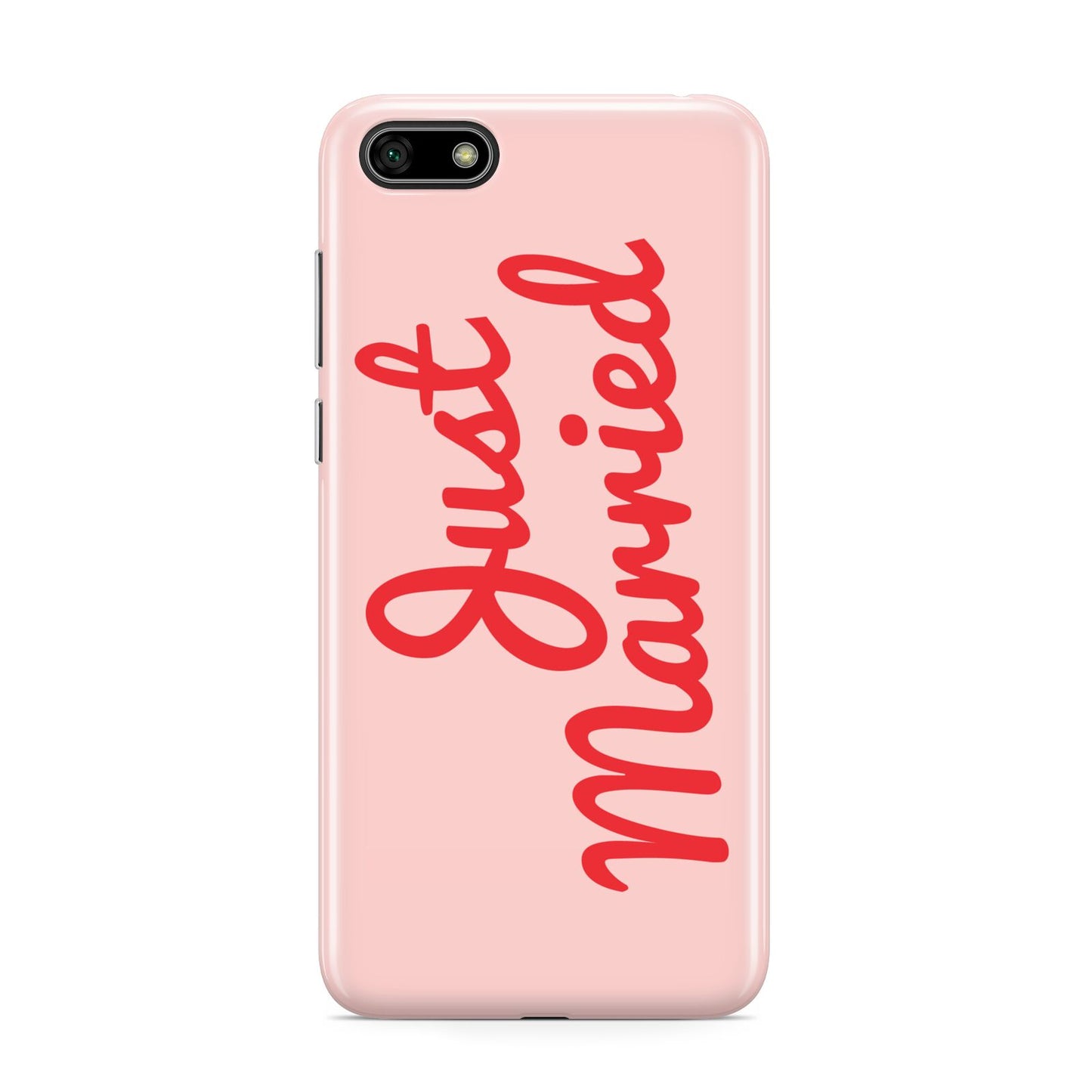 Just Married Red Pink Huawei Y5 Prime 2018 Phone Case