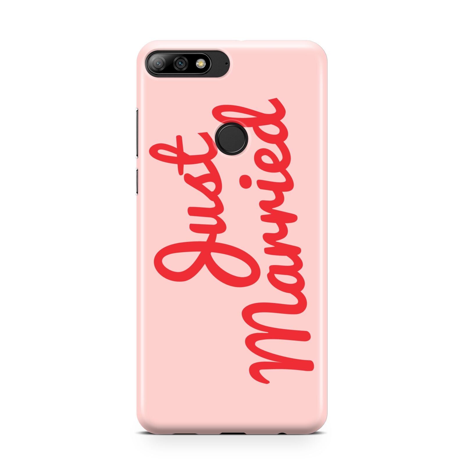 Just Married Red Pink Huawei Y7 2018