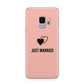 Just Married Samsung Galaxy S9 Case