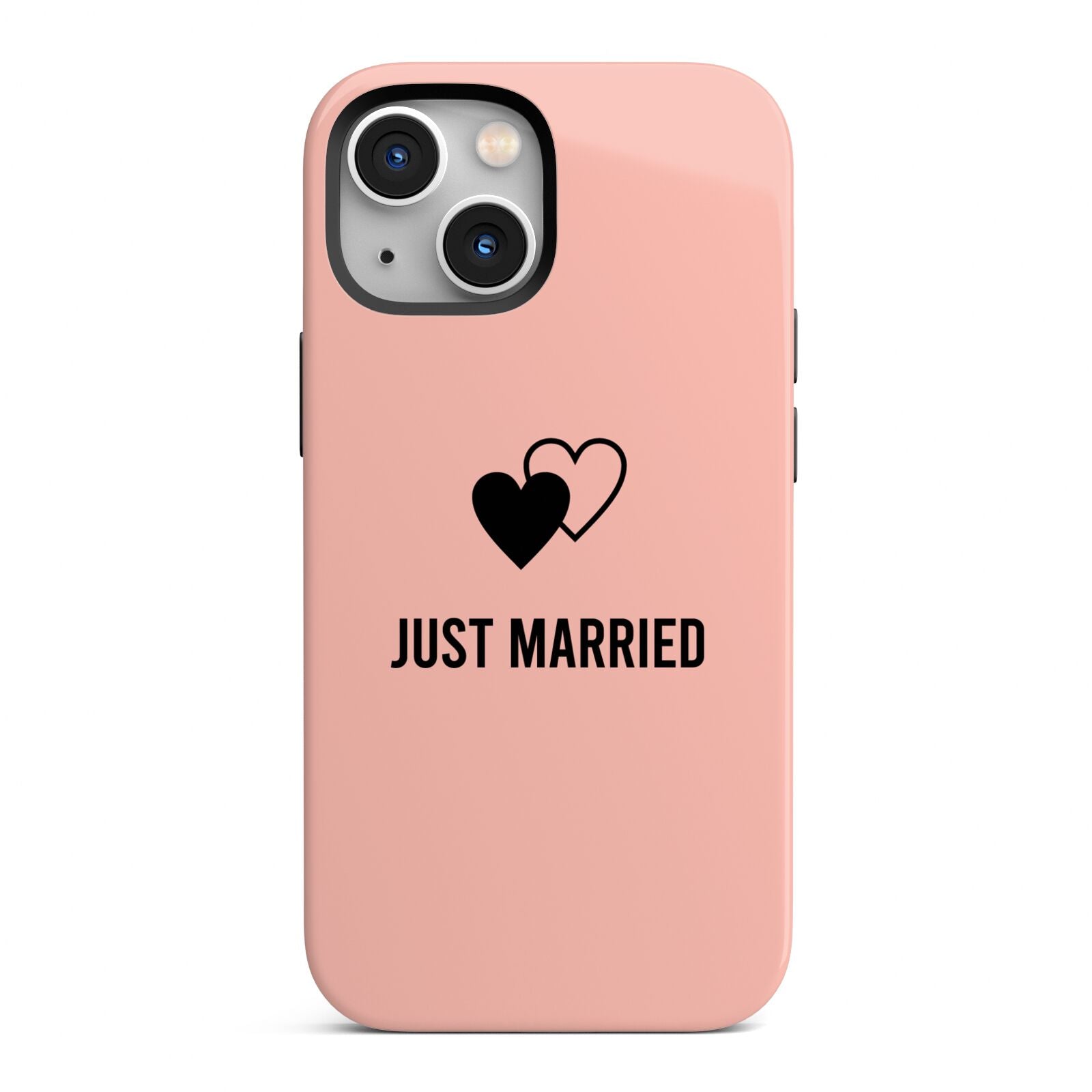 Just Married iPhone 13 Mini Full Wrap 3D Tough Case