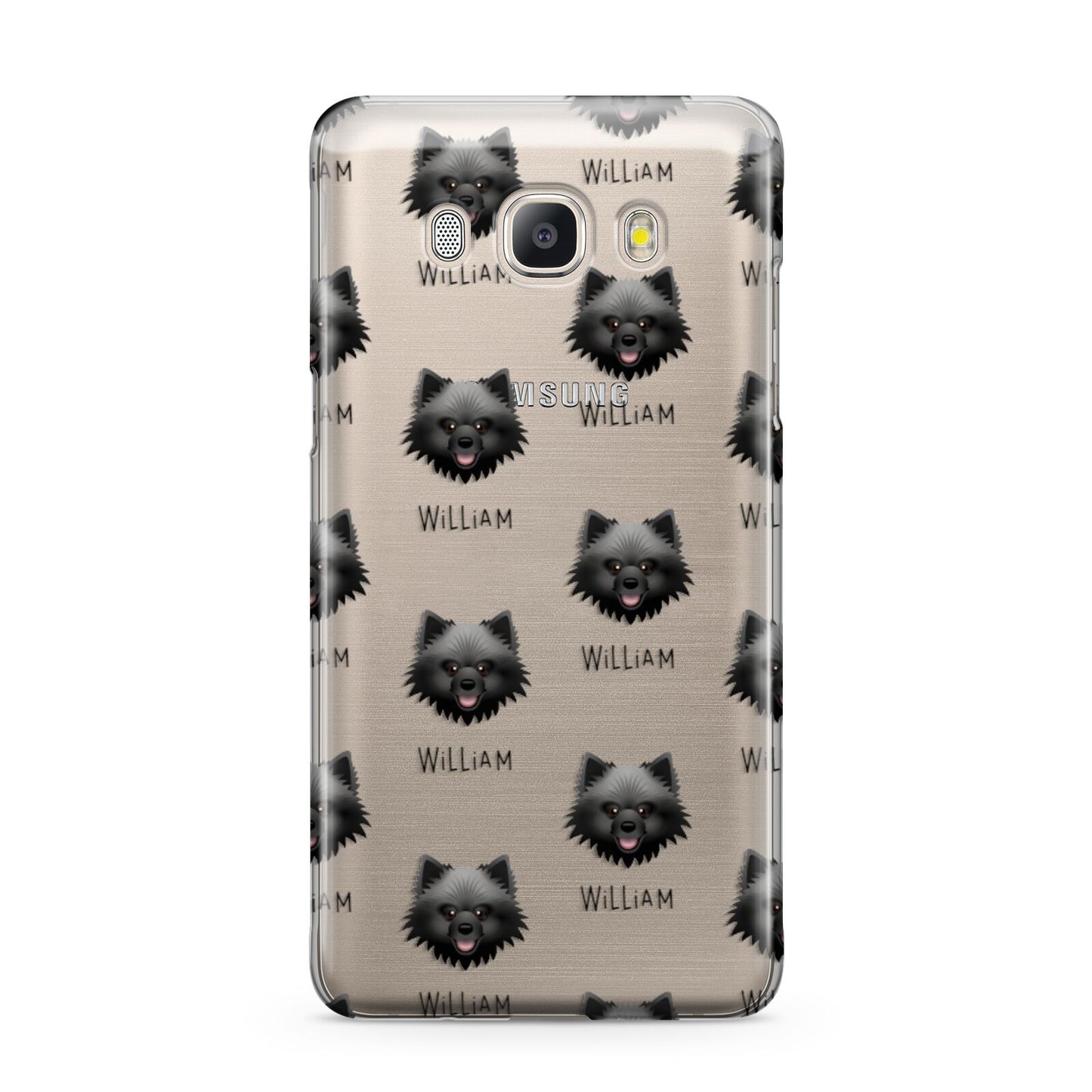 Keeshond Icon with Name Samsung Galaxy J5 2016 Case