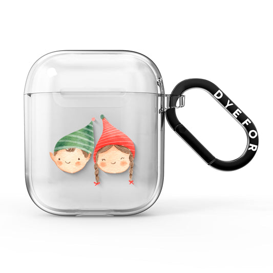 Kids Christmas AirPods Clear Case