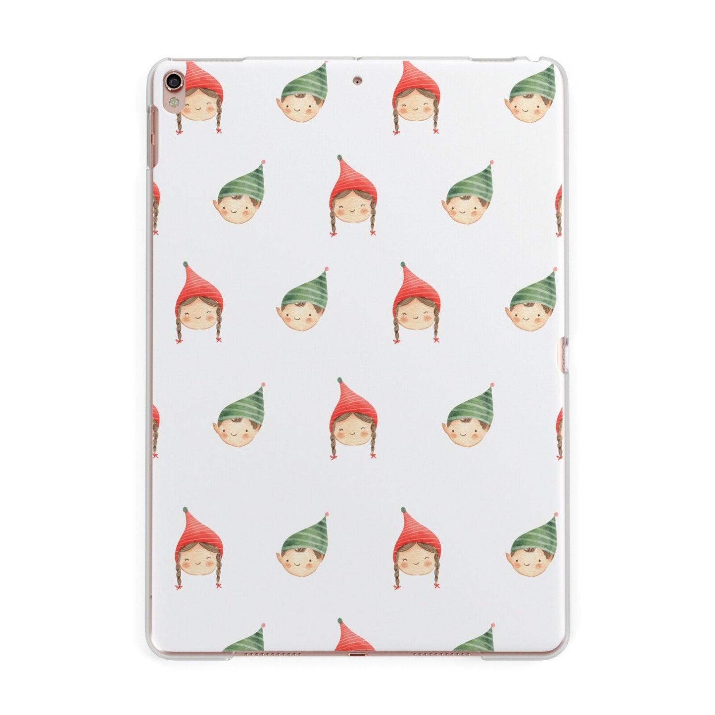 Kids Christmas Apple iPad Rose Gold Case