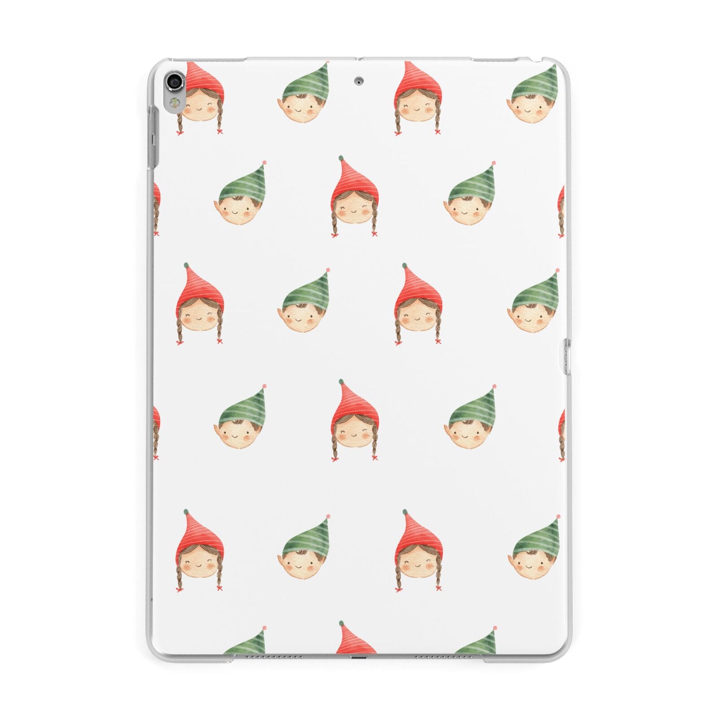 Kids Christmas Apple iPad Silver Case