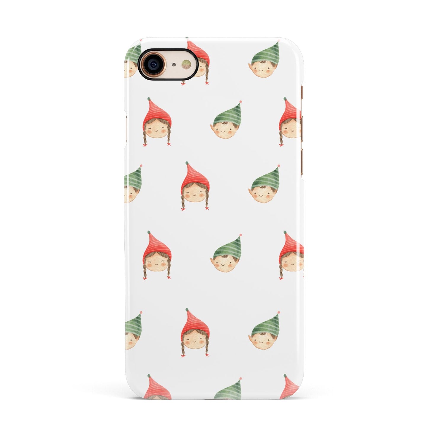 Kids Christmas Apple iPhone 7 8 3D Snap Case