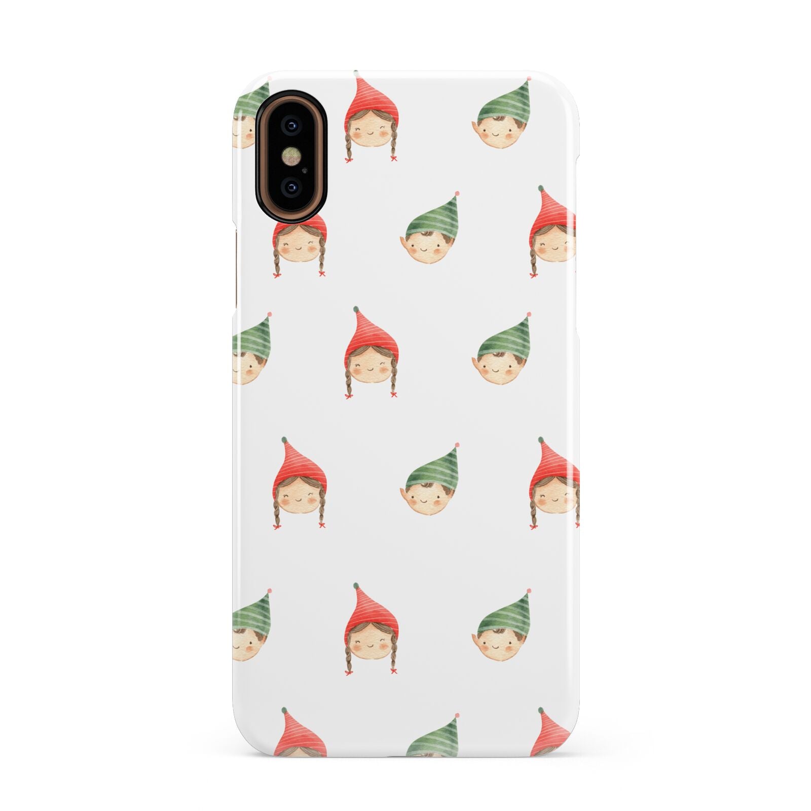 Kids Christmas Apple iPhone XS 3D Snap Case