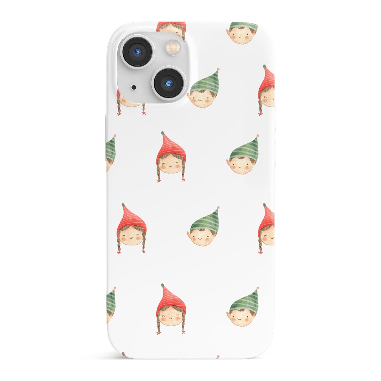 Kids Christmas iPhone 13 Mini Full Wrap 3D Snap Case