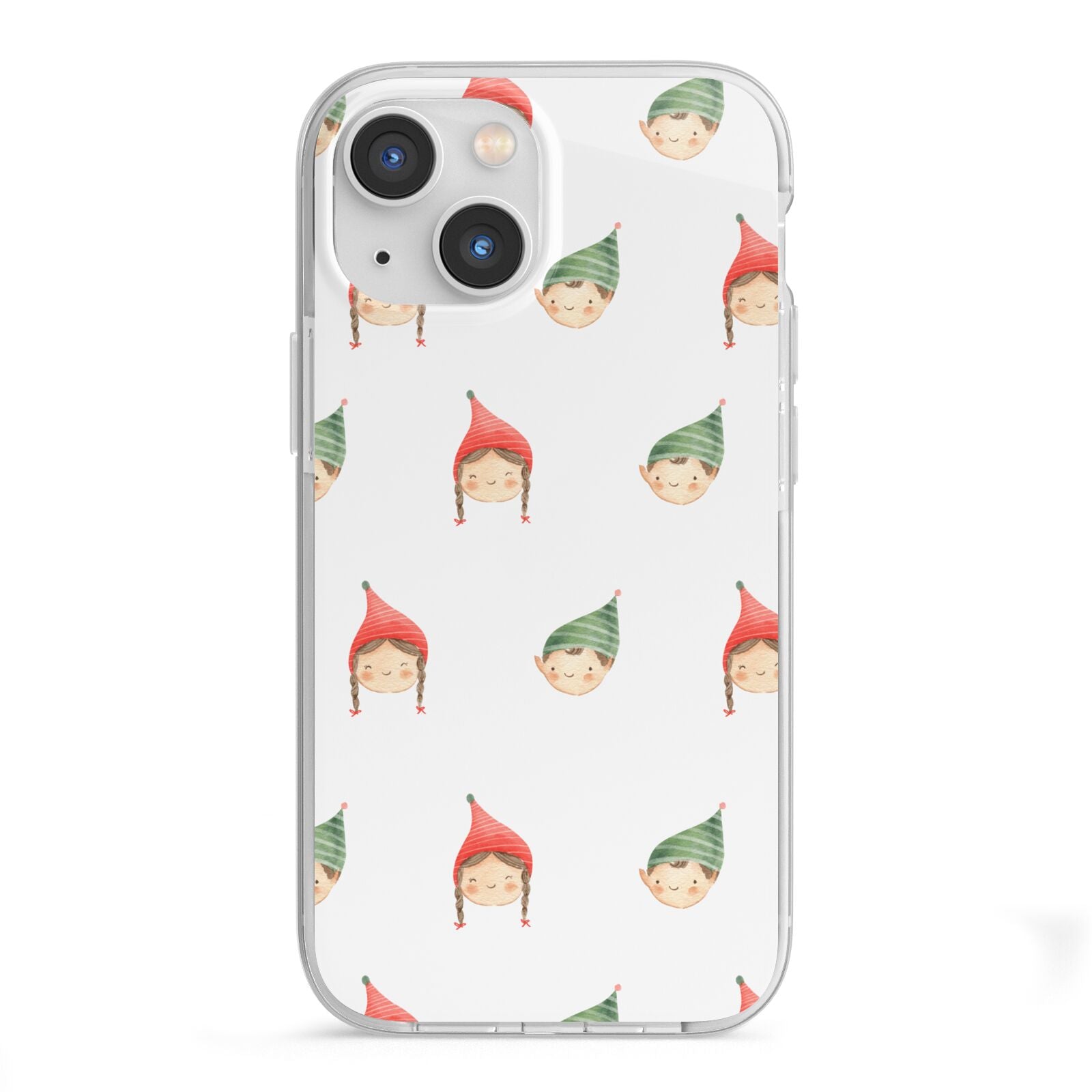 Kids Christmas iPhone 13 Mini TPU Impact Case with White Edges