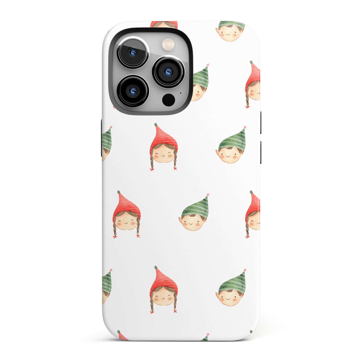 Kids Christmas iPhone 13 Pro Full Wrap 3D Tough Case