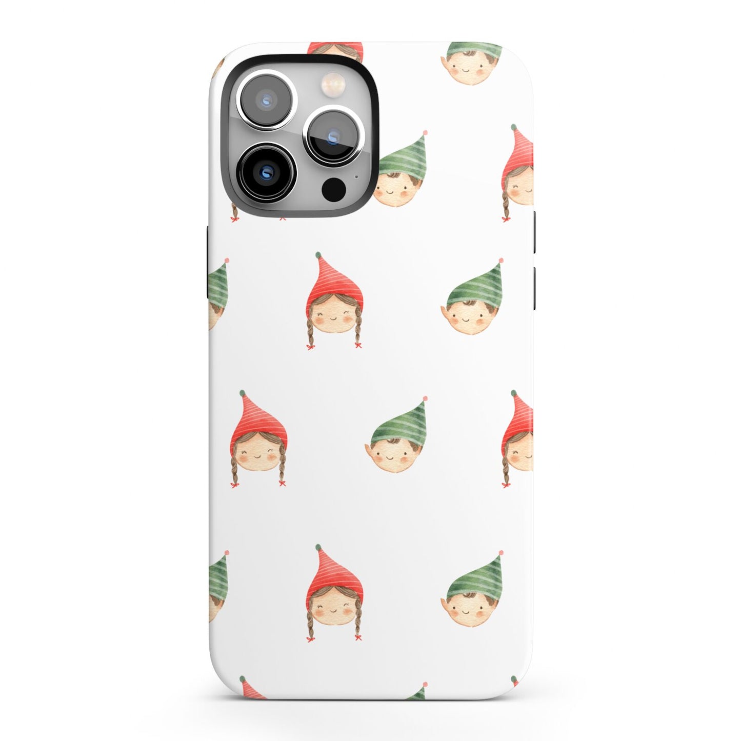 Kids Christmas iPhone 13 Pro Max Full Wrap 3D Tough Case