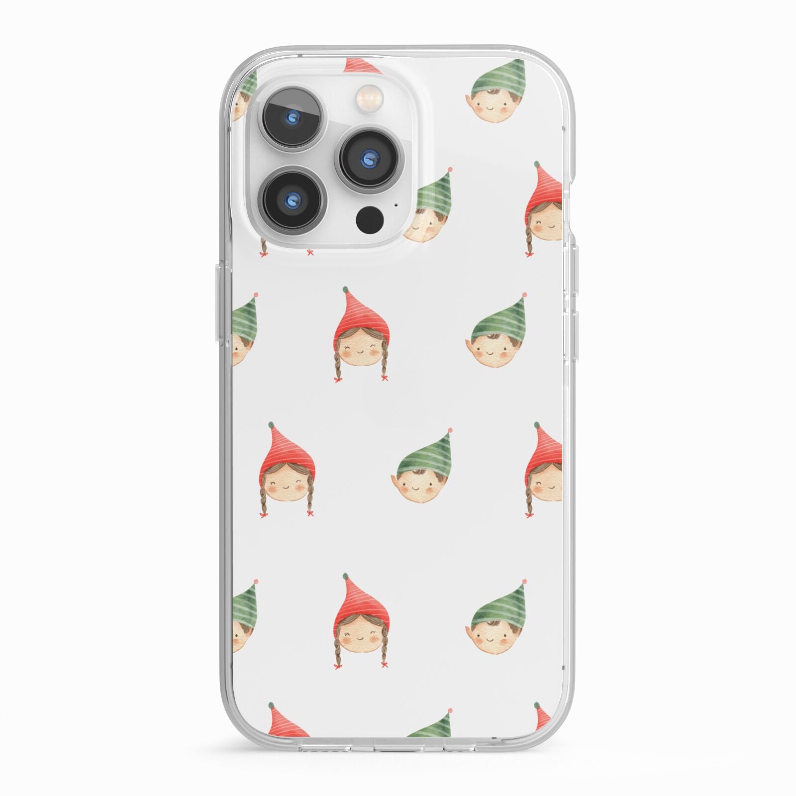 Kids Christmas iPhone 13 Pro TPU Impact Case with White Edges