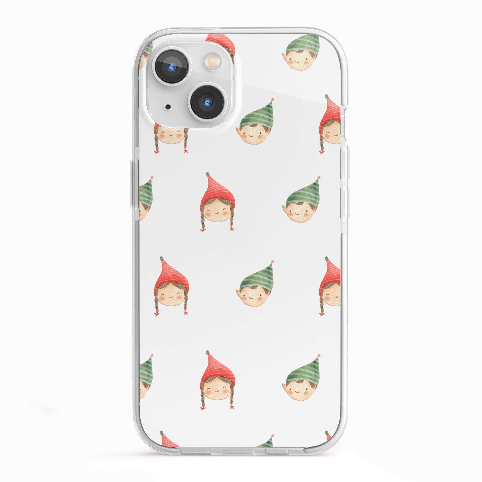 Kids Christmas iPhone 13 TPU Impact Case with White Edges