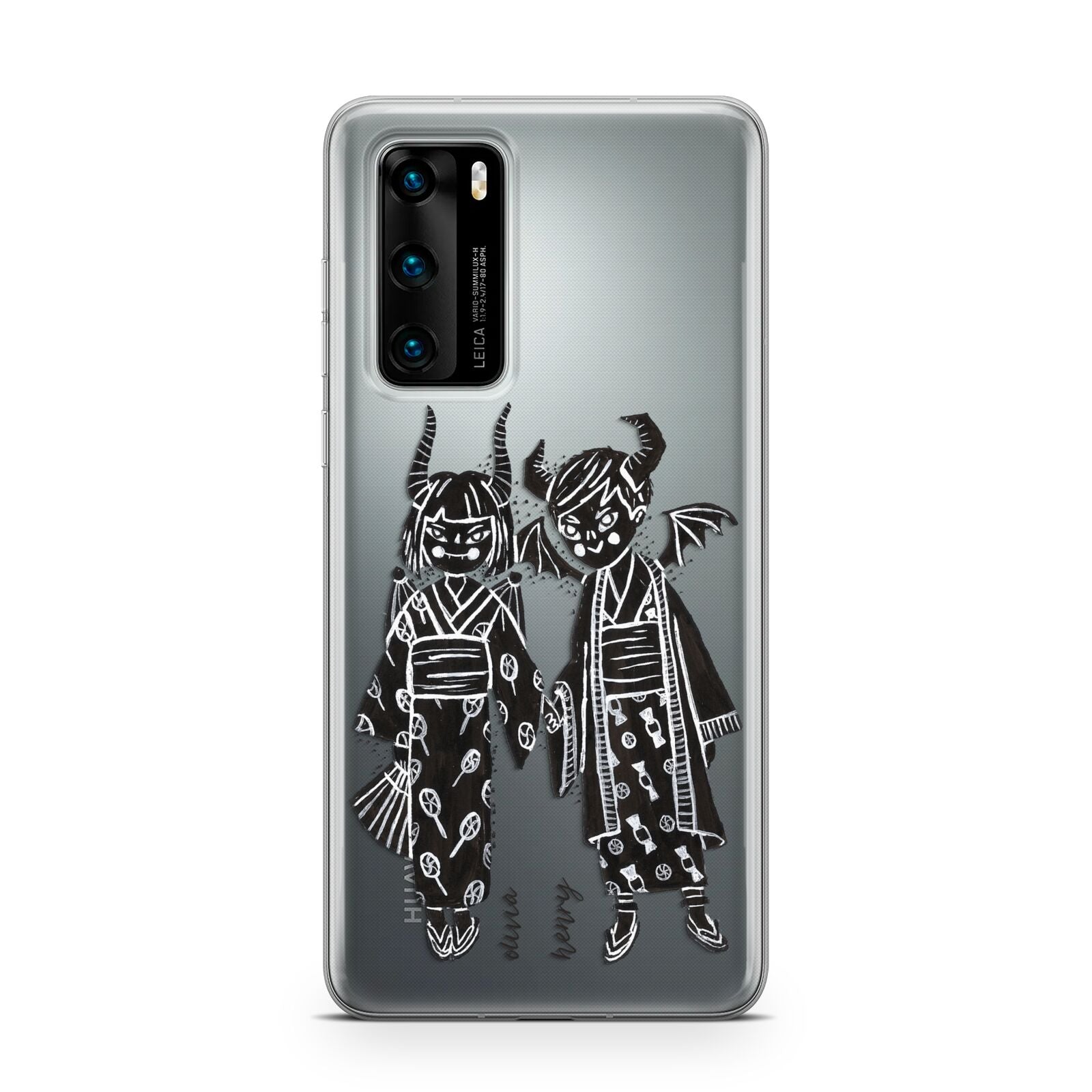 Kimono Devils Huawei P40 Phone Case