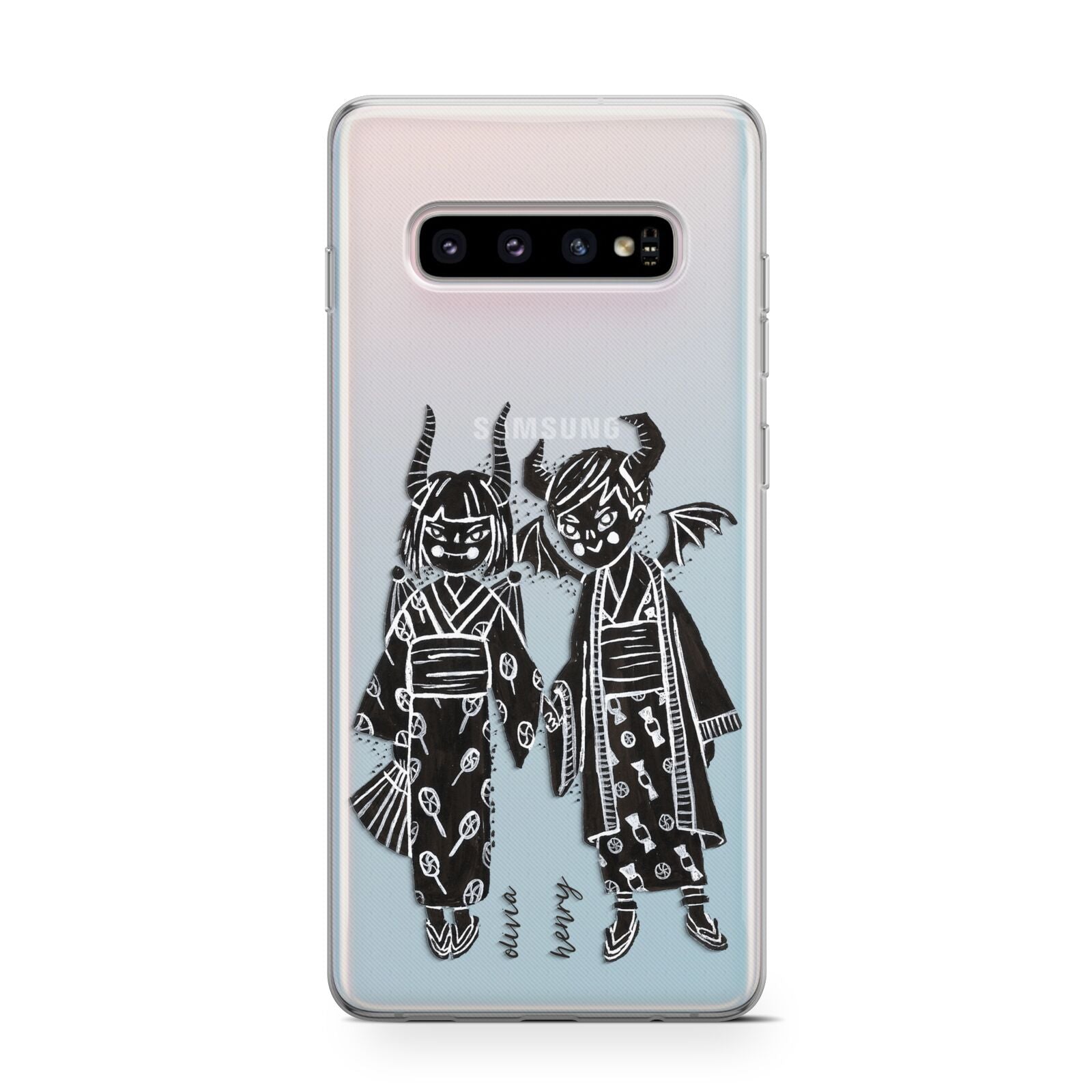 Kimono Devils Protective Samsung Galaxy Case