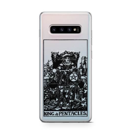 King of Pentacles Monochrome Protective Samsung Galaxy Case