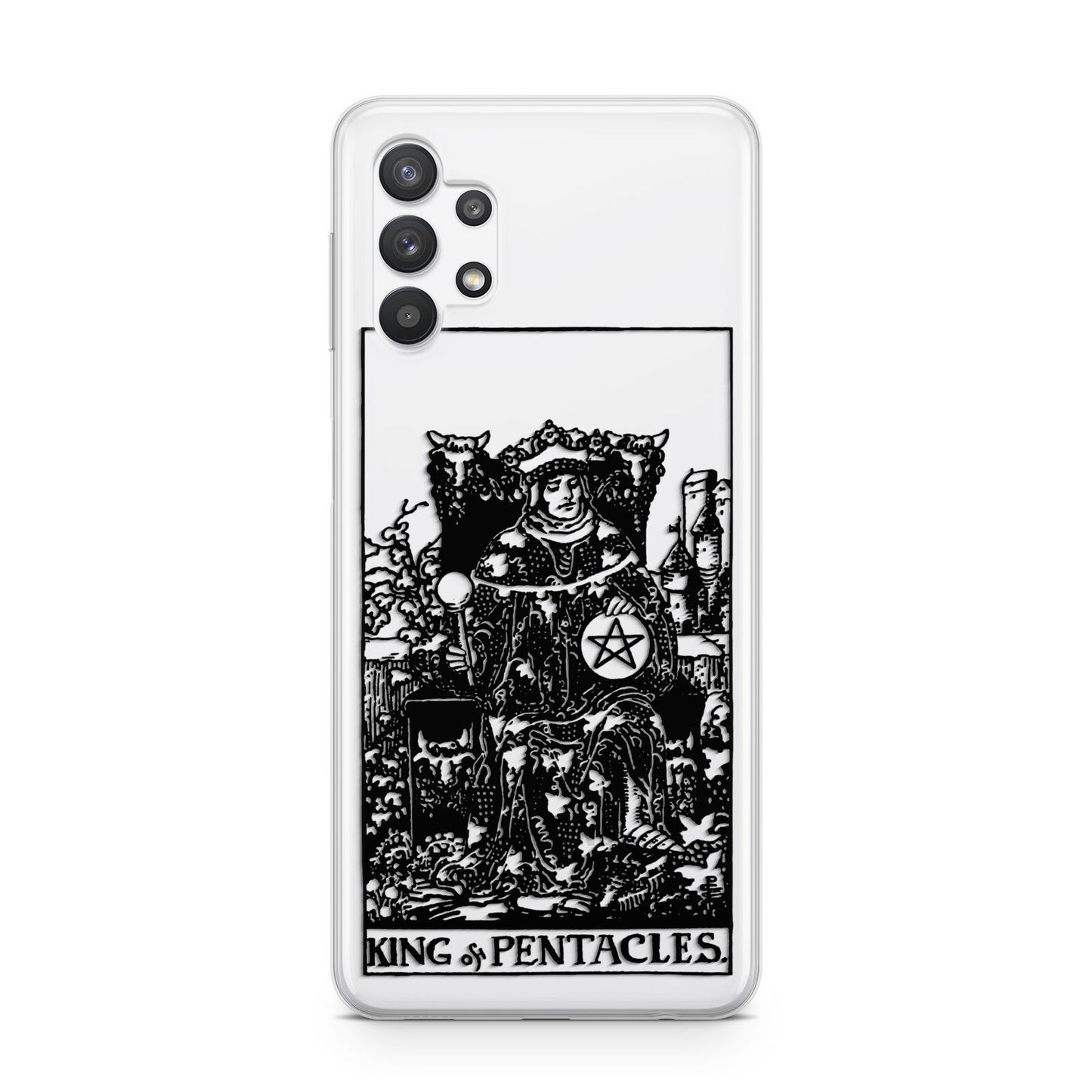 King of Pentacles Monochrome Samsung A32 5G Case