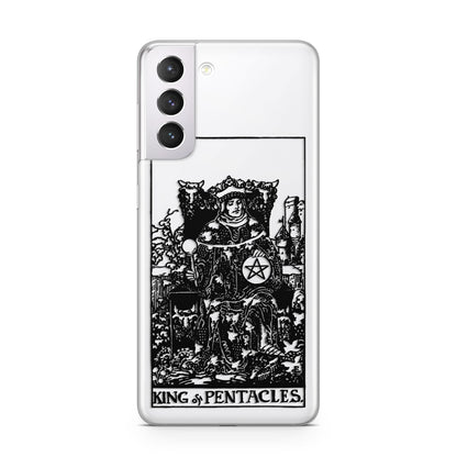 King of Pentacles Monochrome Samsung S21 Case